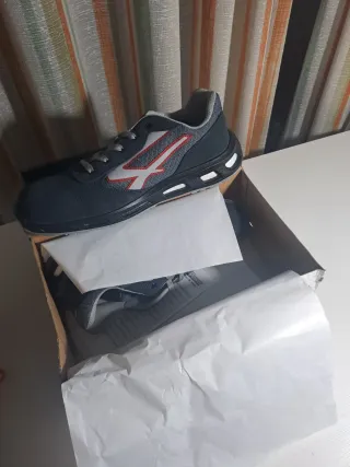 Zapatillas Seguridad U-Power Gris/Rojo