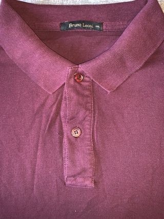 Polo Bruno Leoni viola manica lunga