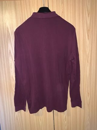 Polo Bruno Leoni viola manica lunga