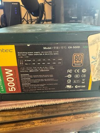 Fuente Alimentación PC Antec 500W