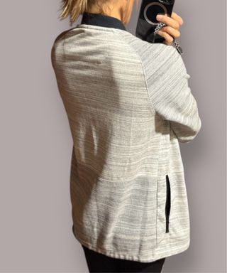 Sudadera Nike cremallera gris S