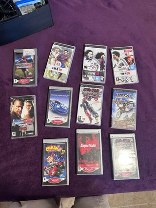 11 Videojuegos PSP: FIFA, PES, Tekken, Crash