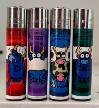 4 accendini Kukuxumusu Clipper