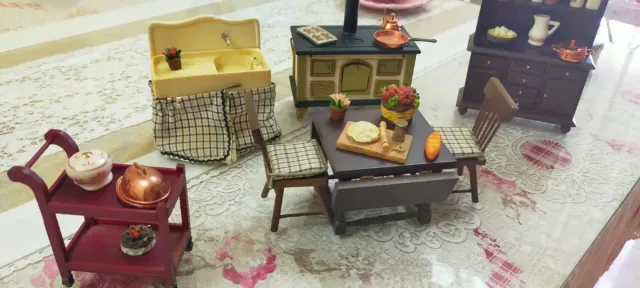 Cocina miniatura casa de muñecas