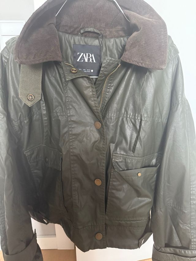 Chaqueta Zara mujer verde