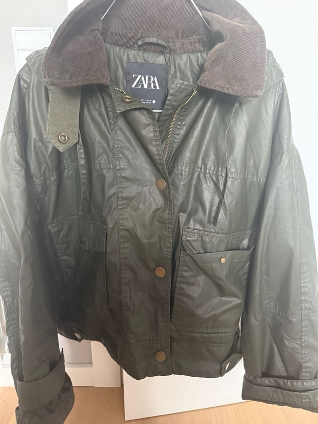 Chaqueta Zara mujer verde