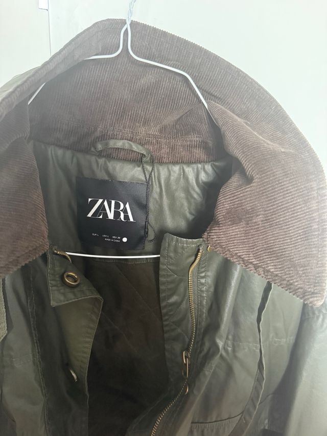 Chaqueta Zara mujer verde