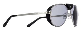 Gafas de sol Cartier Santos CT0296S Plata/Negro