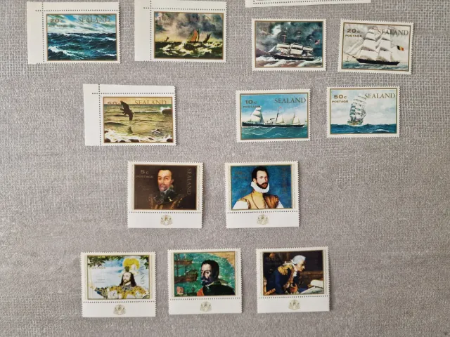 Lotto francobolli Sealand
