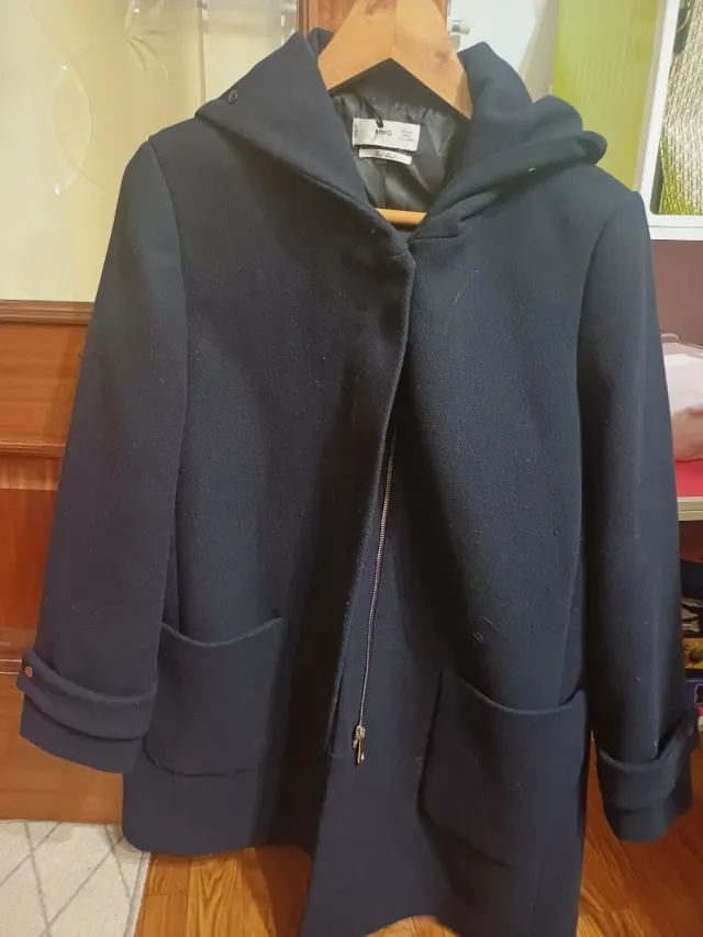 Parka nero da donna