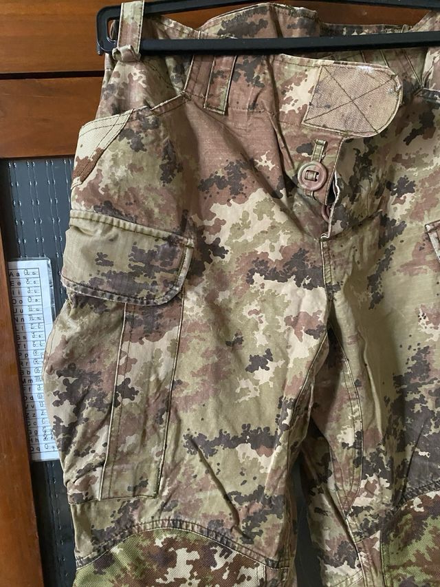 Pantaloni Cargo Army Mimetici