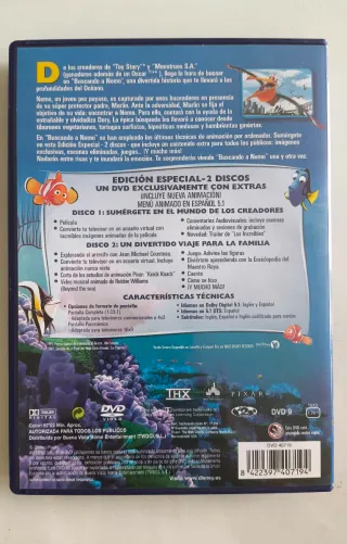 DVD Buscando a Nemo Edición Especial 2 Discos.