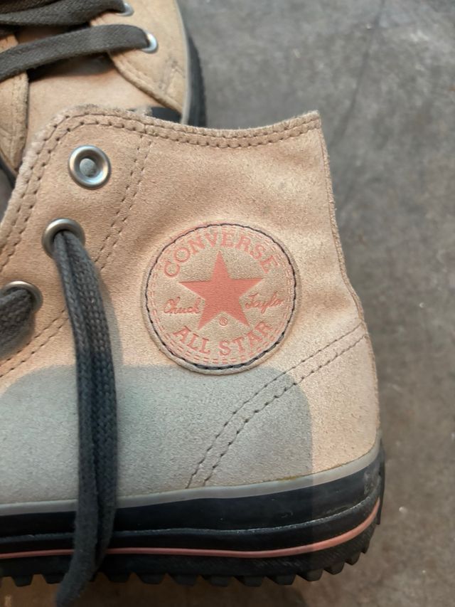 Converse All Stars Beige/Negras Talla 39’5