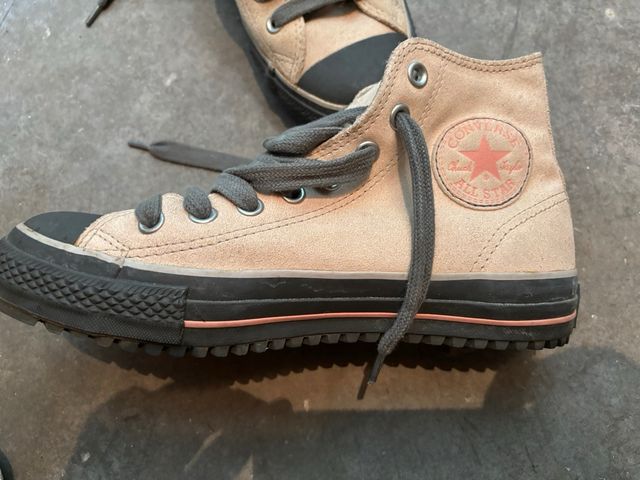 Converse All Stars Beige/Negras Talla 39’5