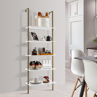 Libreria a 5 livelli, libreria a parete con strutt