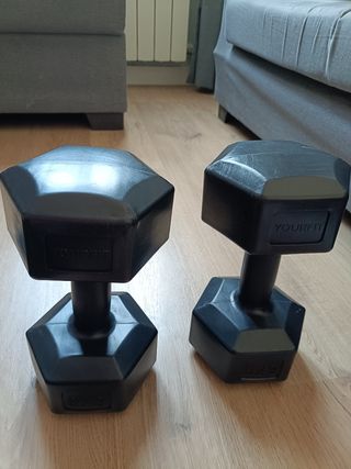 Dos mancuernas de 6kg