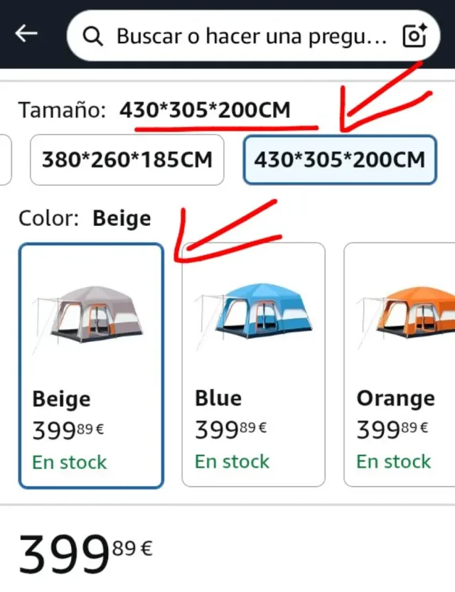 Nova tenda de campismo - tenda gigante 8 - 12