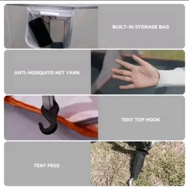 Nova tenda de campismo - tenda gigante 8 - 12