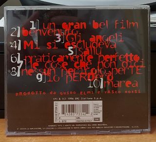 CD Vasco Rossi Nessun Pericolo Per Te EMI 1996
