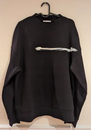 Sudadera Zara Après Noir Talla L