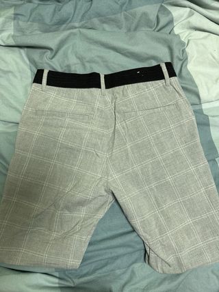 Pantalones de traje grises de Zara