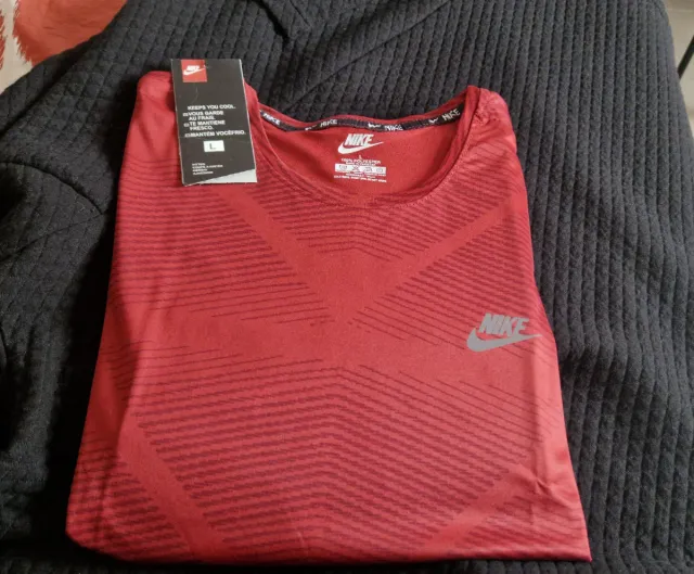 Camiseta Nike Hombre Talla L Roja