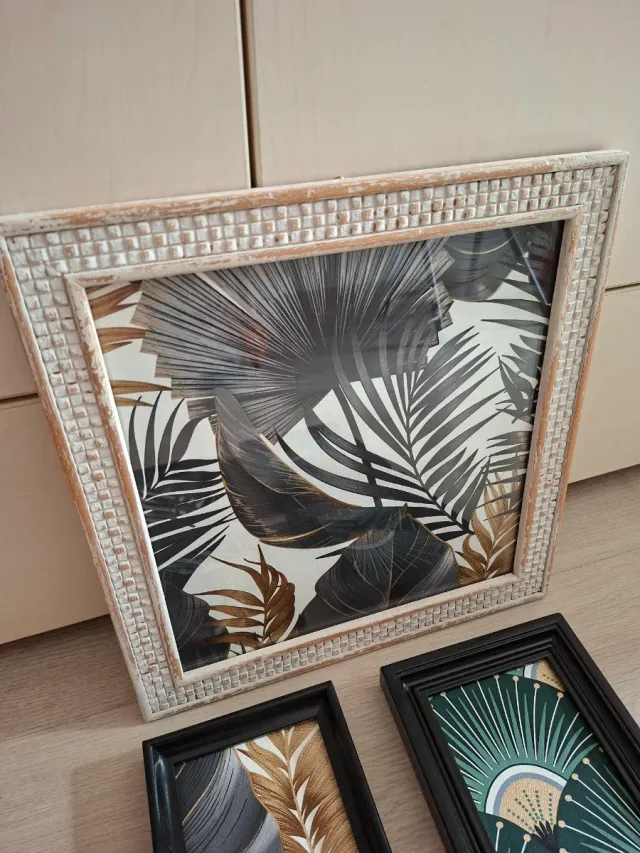 Pinturas de Folhas Tropicais Lote 25 euros