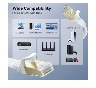 2 Cables Internet RJ45