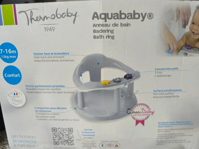 Asiento de baño para bebé con ventosas