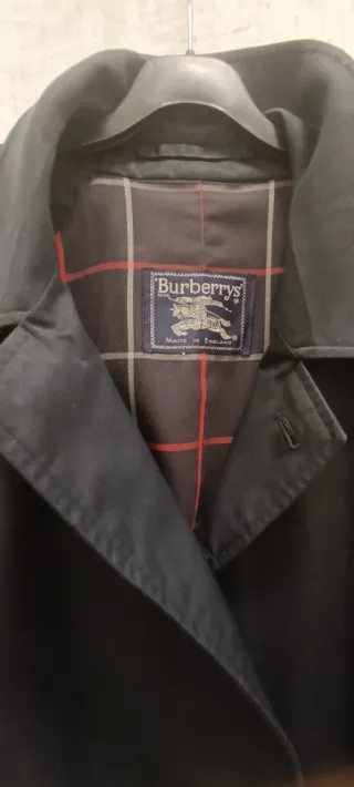 Cappotto Burberry Uomo Nero