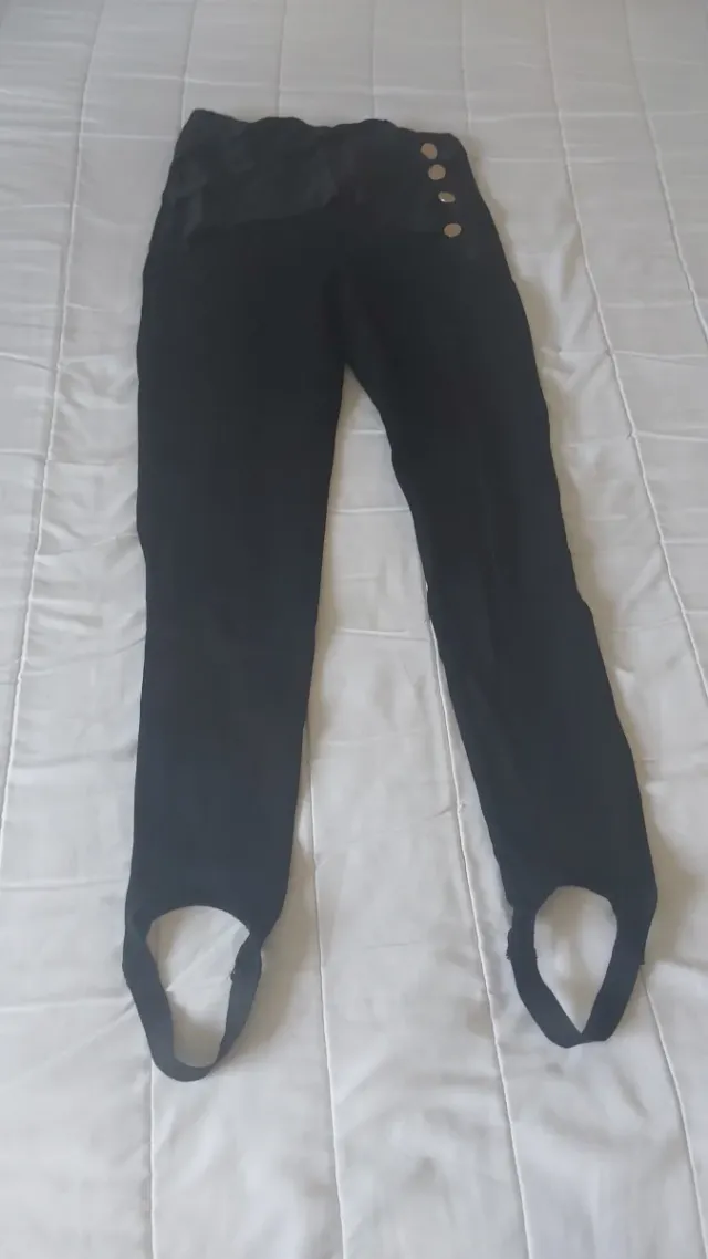 Mallas Calzedonia Negras con Estribo