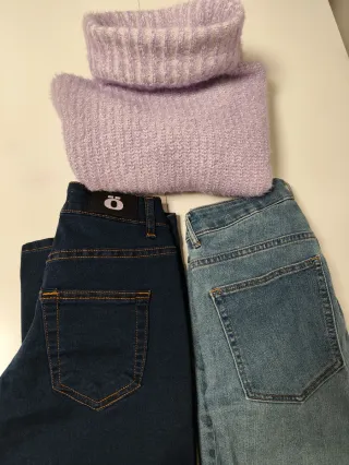 Lote Jersey Morado y Vaqueros