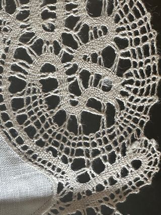 Centrotavola antico tombolo pizzo