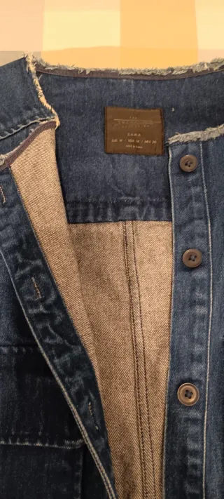Chaqueta tejana sin costuras