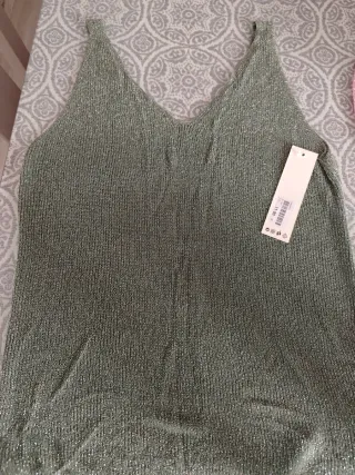 Jersey plateado con etiqueta Talla Única
