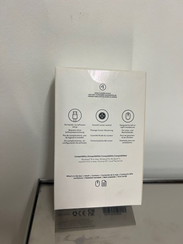 Ratón Logitech B100 Negro