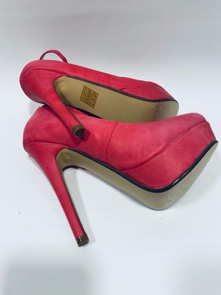 Tacones Rosa Fucsia  Talla 36