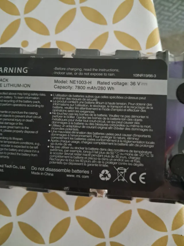 Para reparar no da voltage .Batería Xiaomi