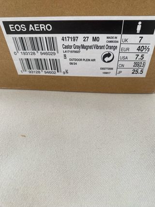 Zapatillas Salomon Eos Aero Talla 40.5