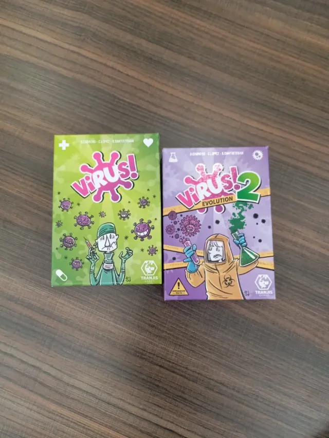 Juego de cartas Virus! y Virus! 2 Evolution