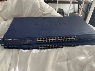 Lote 2 Switches Netgear ProSAFE 24 Puertos