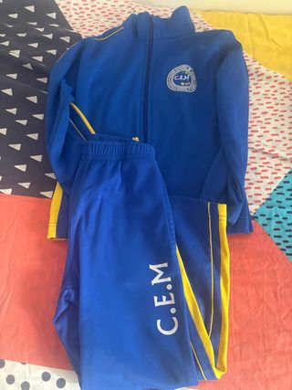 Chándal CEM azul y amarillo