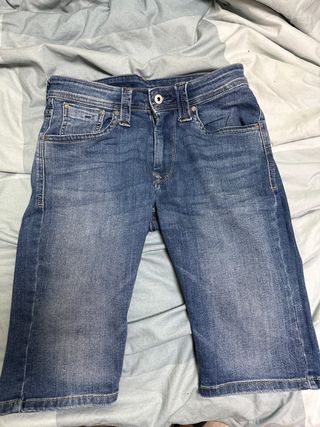 Pepe Jeans Pantalones Cortos Vaqueros Azules