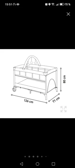Cuna de viaje 3 en 1