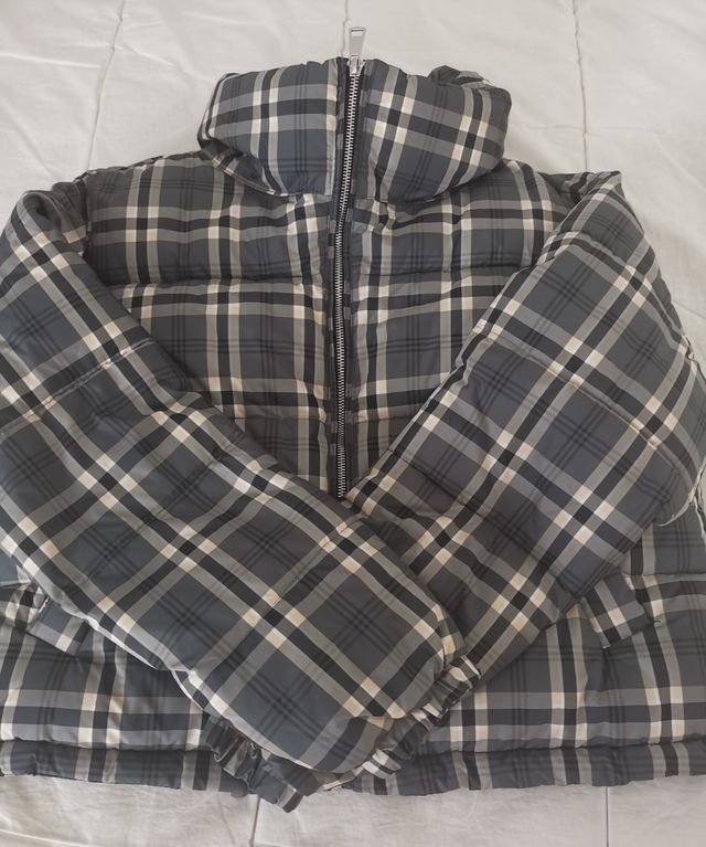 Cazadora Bomber Escocesa Pull&Bear Talla M