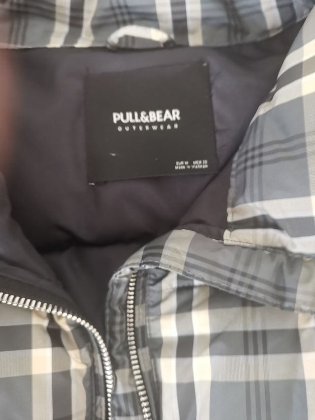 Cazadora Bomber Escocesa Pull&Bear Talla M