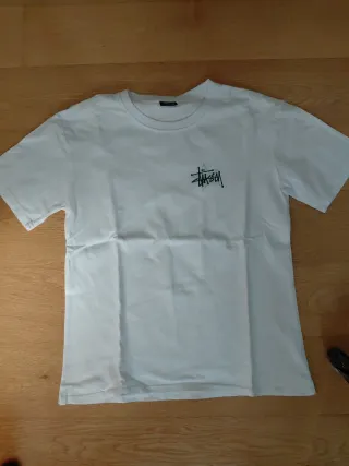 Camiseta Stussy Talla S Blanca