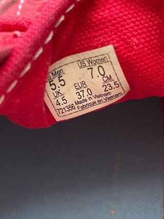 Vans Old Skool rosse e bianche