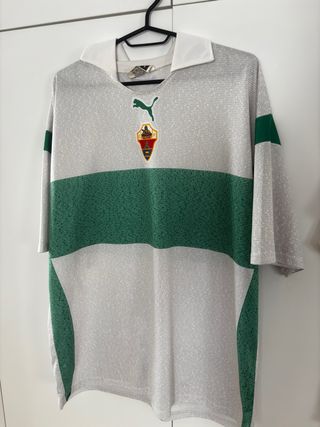 Camiseta Elche Puma Verde y Gris