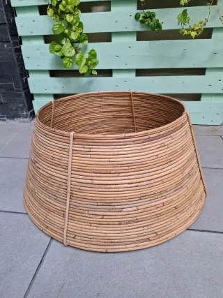 Base mimbre árbol Navidad